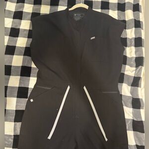 Figs Black Jumpsuit Technical Collection